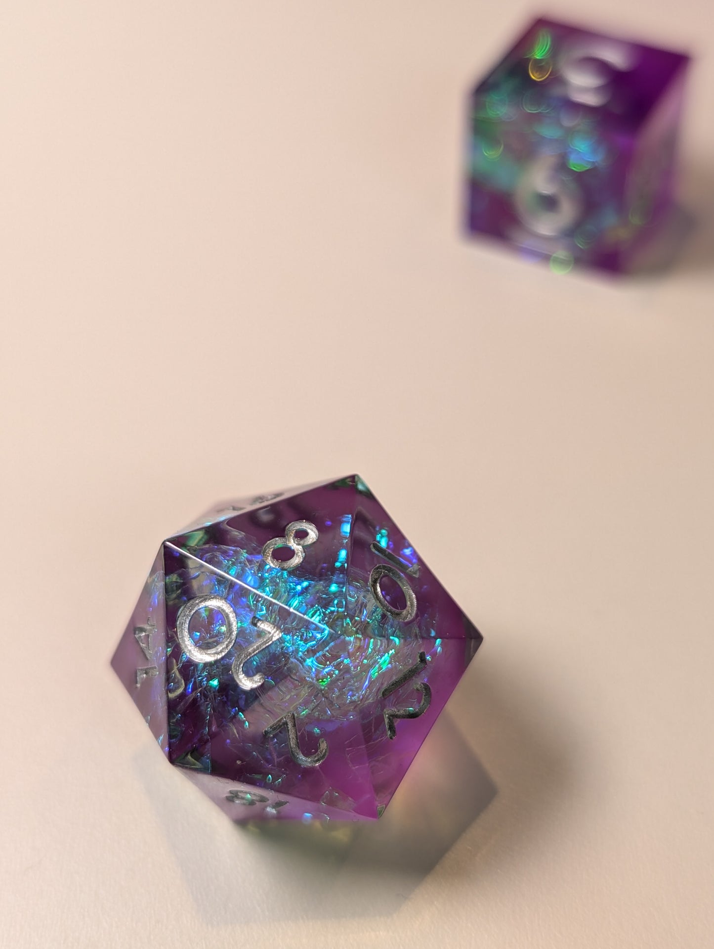 Magical Wonderland Shimmer Sparkle Polyhedral Dice Set – Enchant Your Rolls
