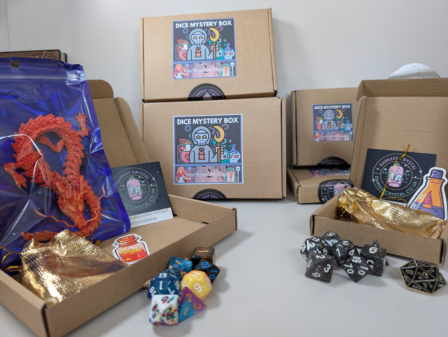 Crits and Curios: The Ultimate Mystery Dice Adventure Box for tabletop gamers