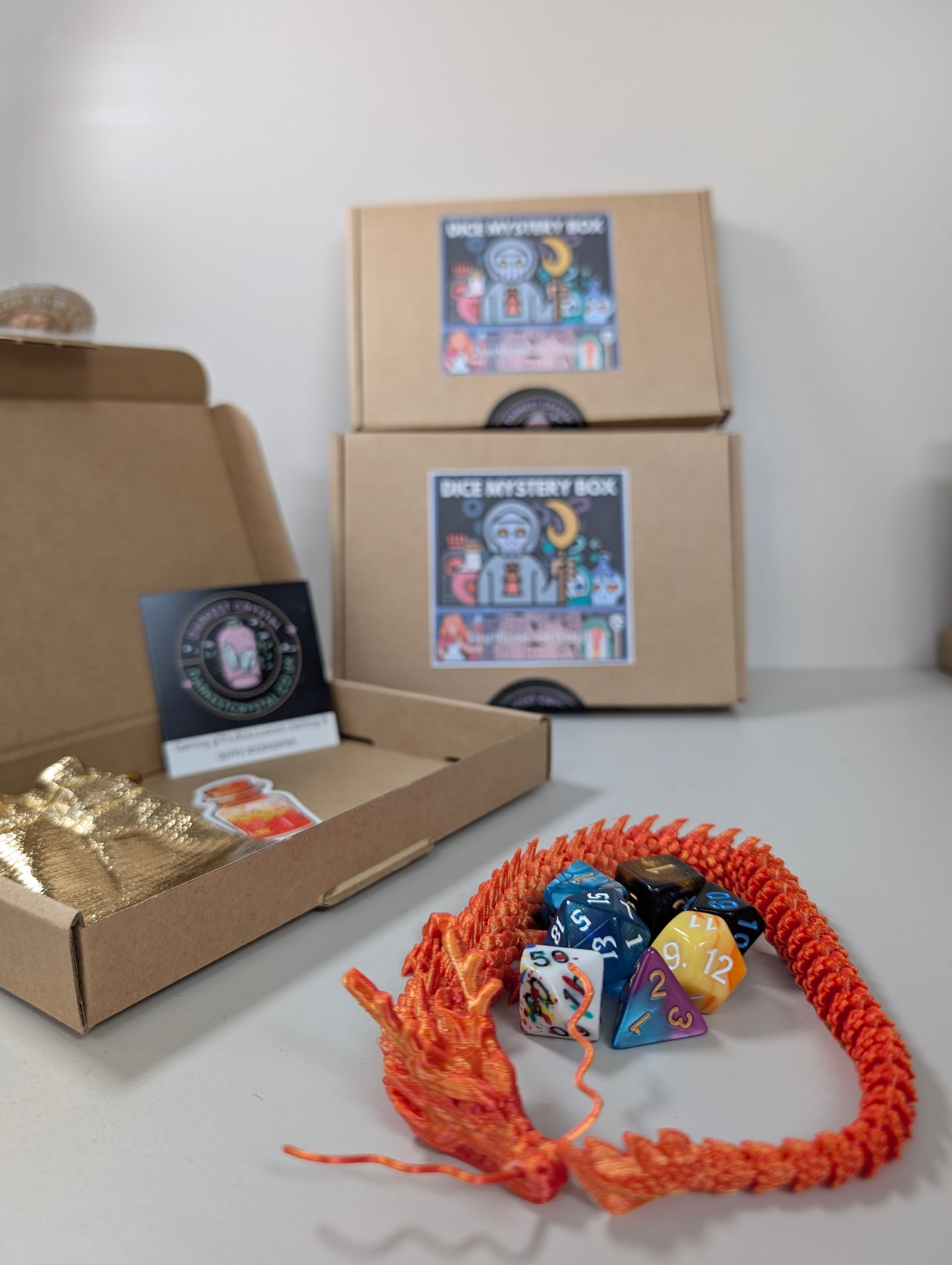 Crits and Curios: The Ultimate Mystery Dice Adventure Box for tabletop gamers