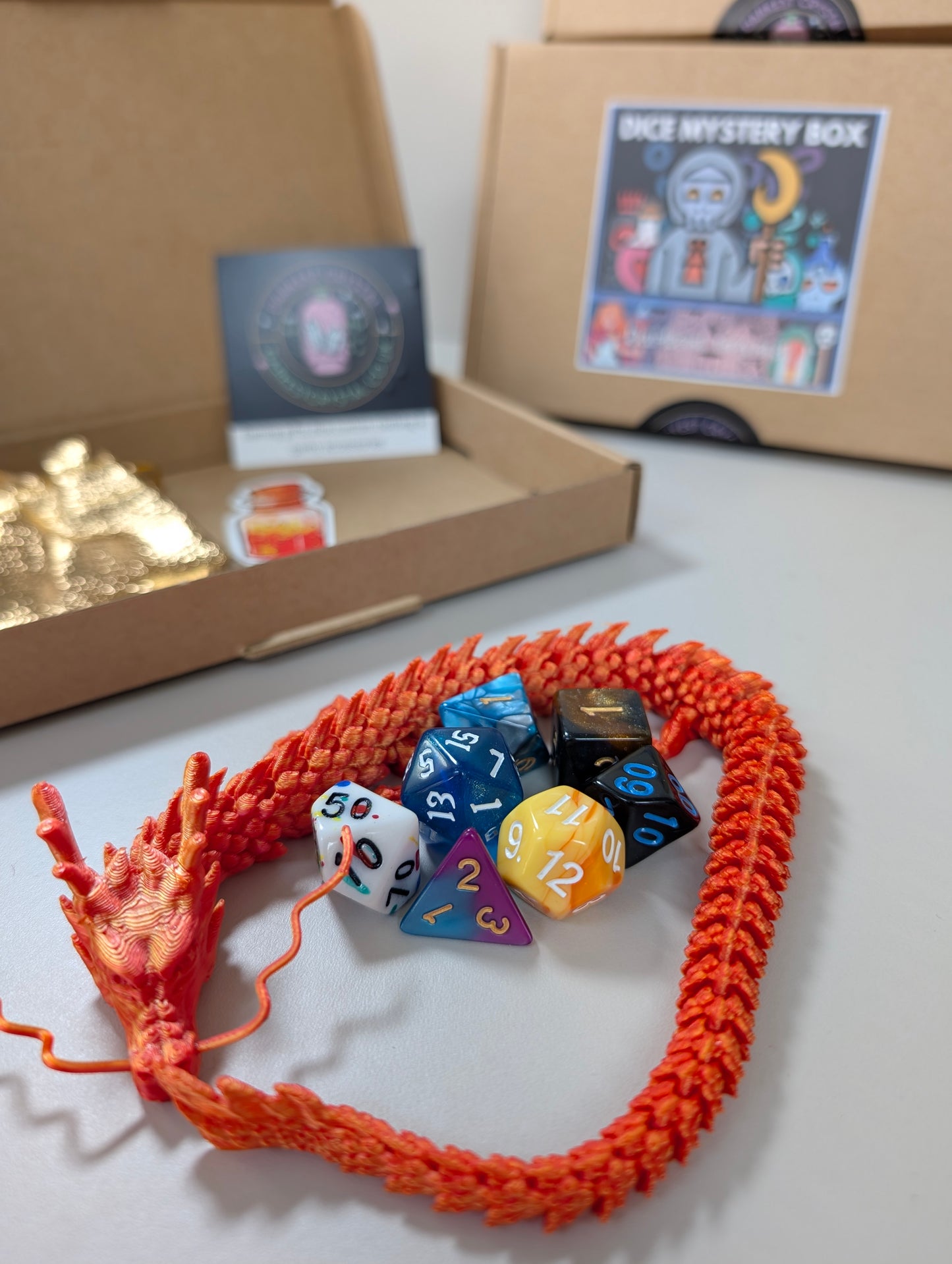 Crits and Curios: The Ultimate Mystery Dice Adventure Box for tabletop gamers