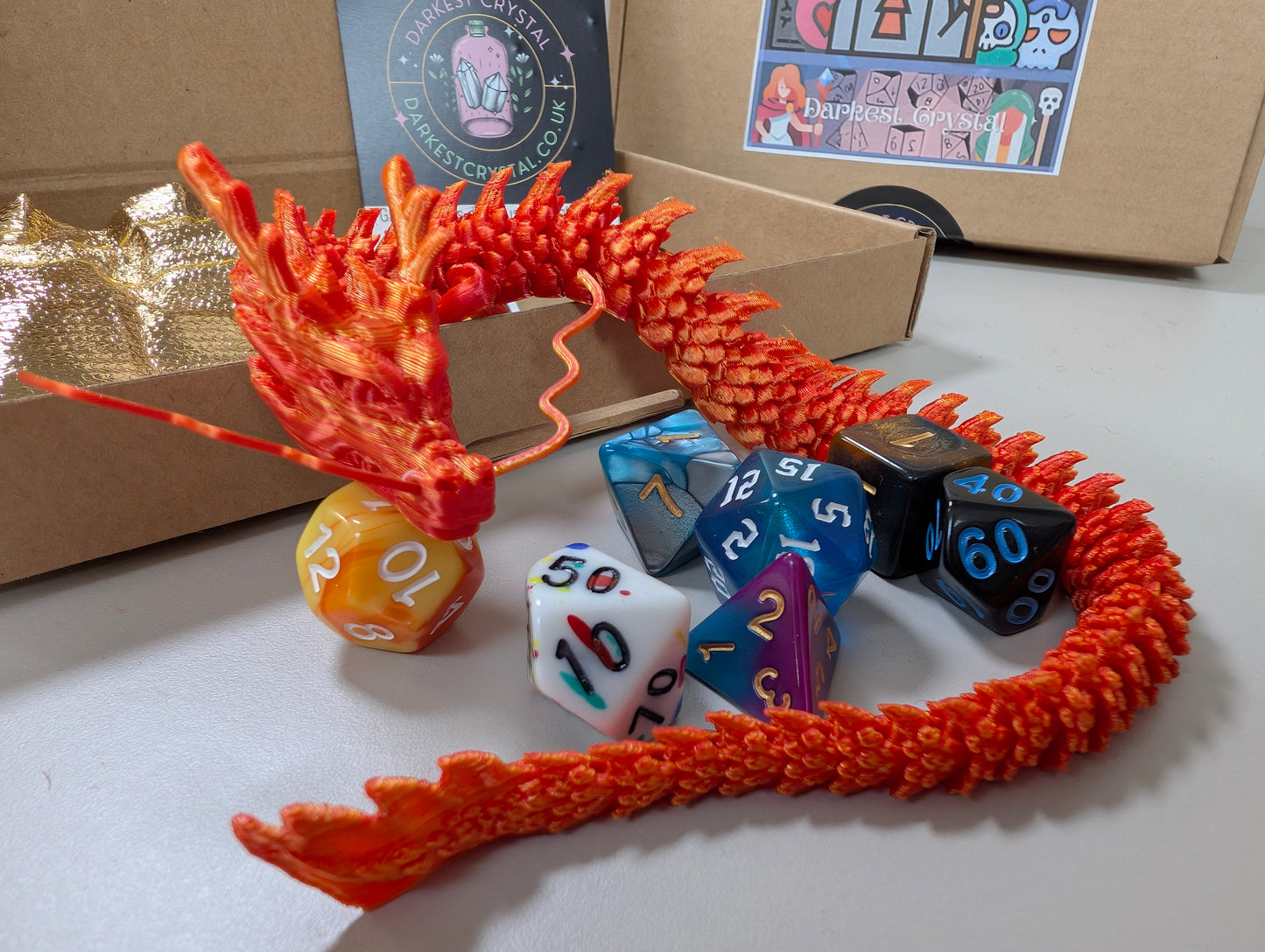 Crits and Curios: The Ultimate Mystery Dice Adventure Box for tabletop gamers