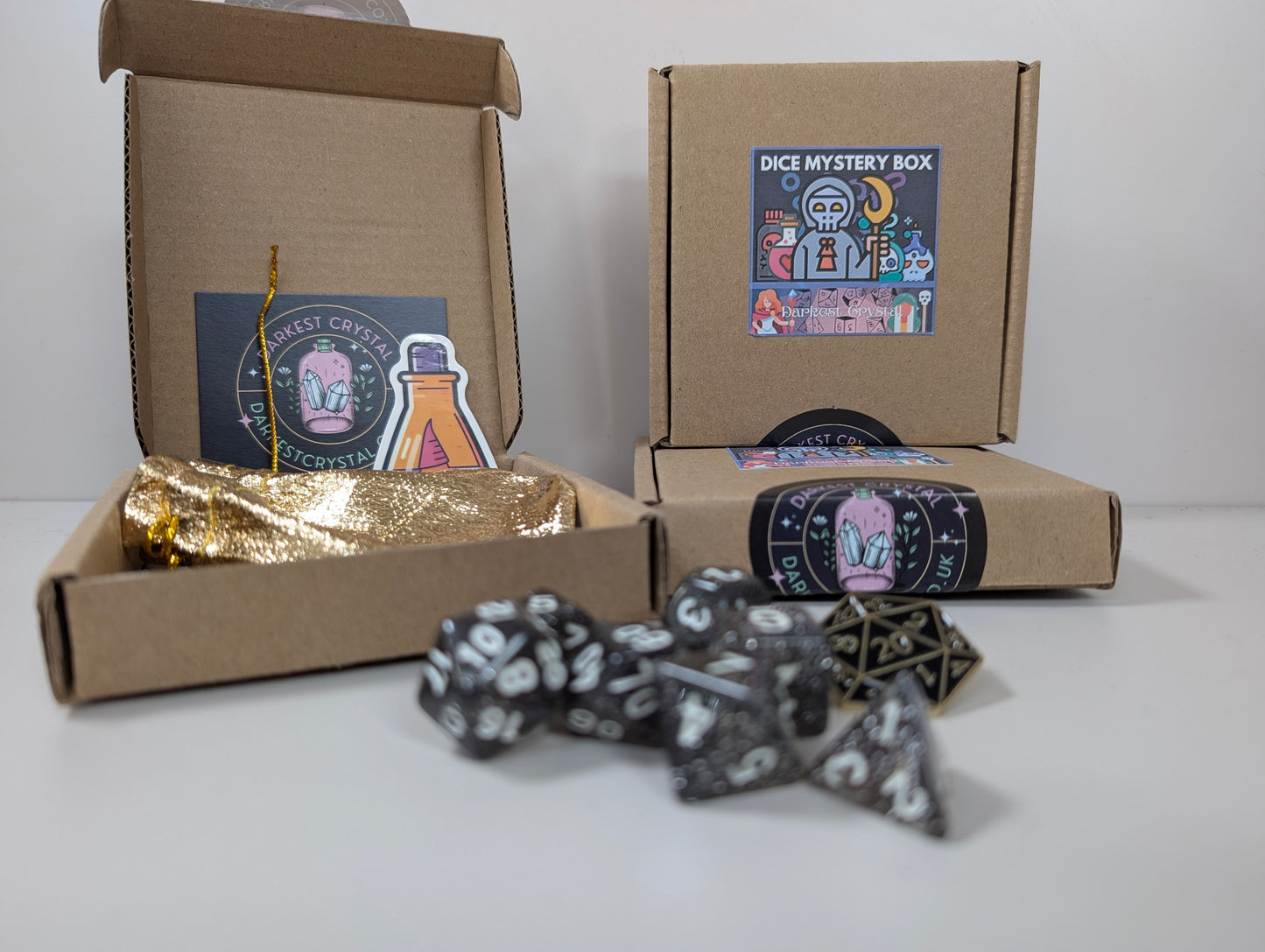 Crits and Curios: The Ultimate Mystery Dice Adventure Box for tabletop gamers