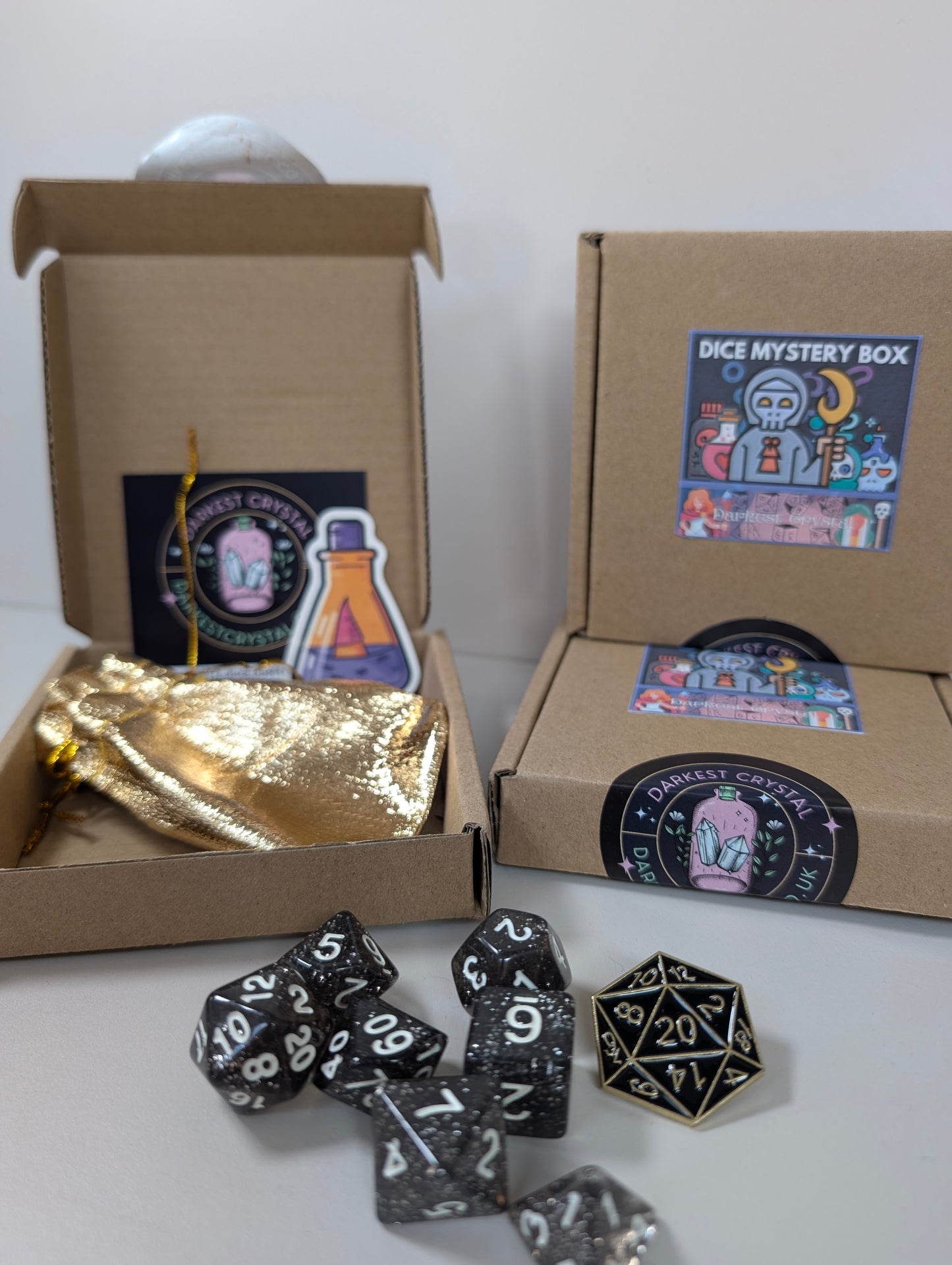 Crits and Curios: The Ultimate Mystery Dice Adventure Box for tabletop gamers
