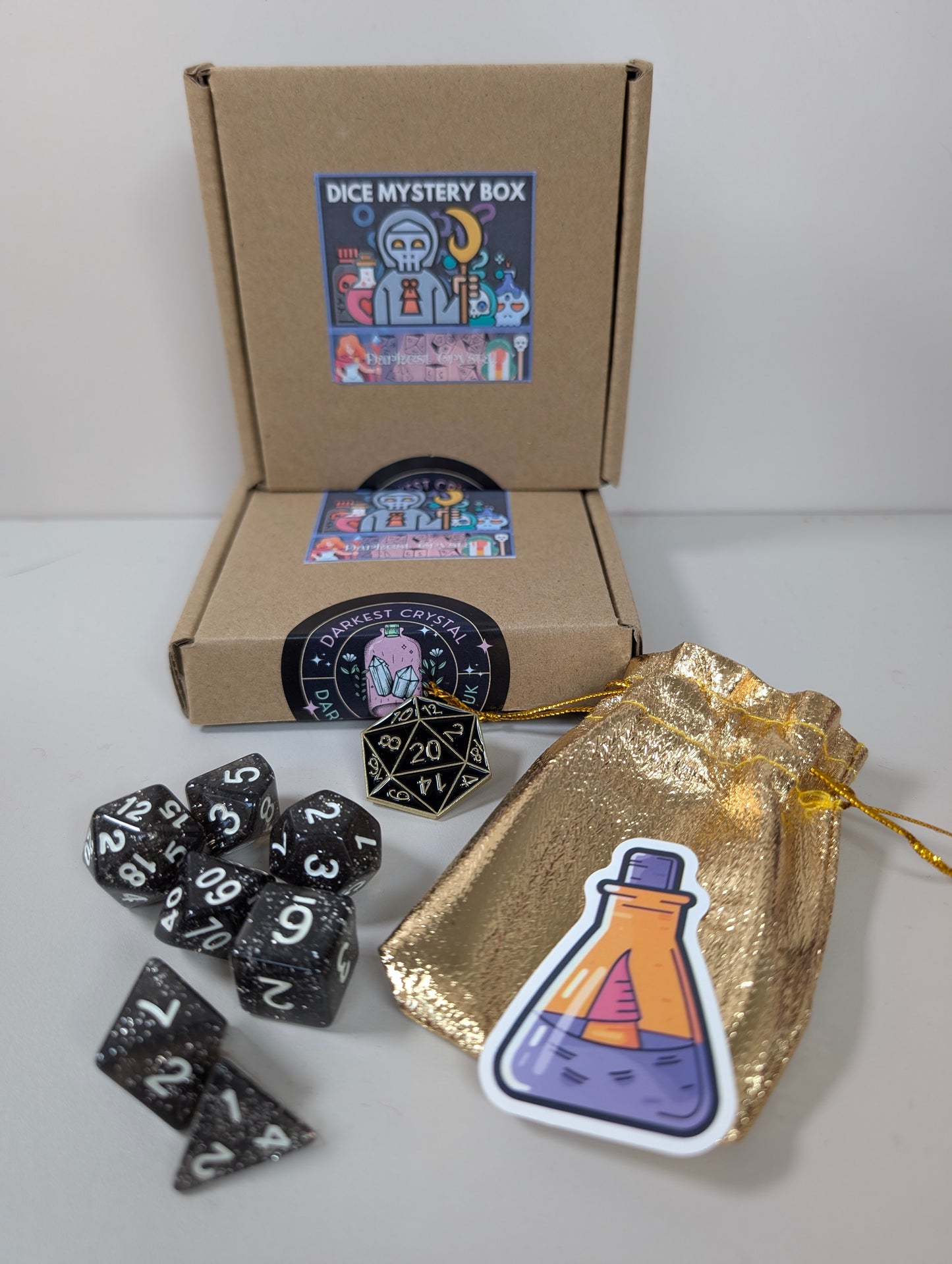 Crits and Curios: The Ultimate Mystery Dice Adventure Box for tabletop gamers