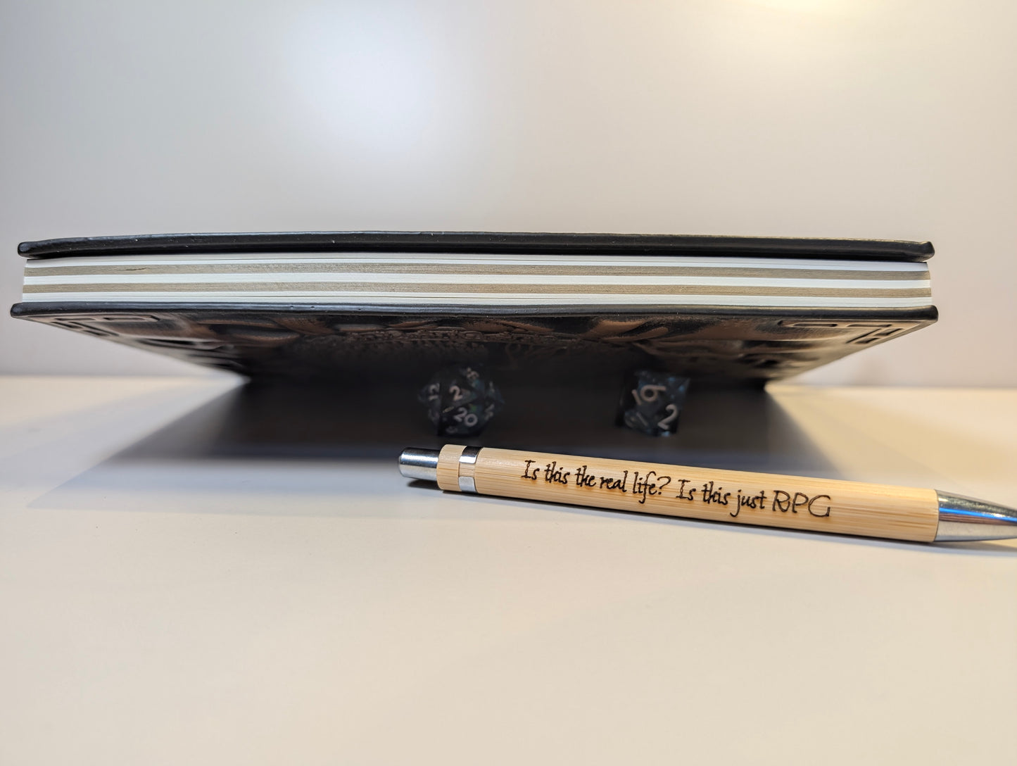 Epic 3D Embossed tree of life TTRPG Notebook & pen – Perfect for RPG Campaign Notes & Character Journals