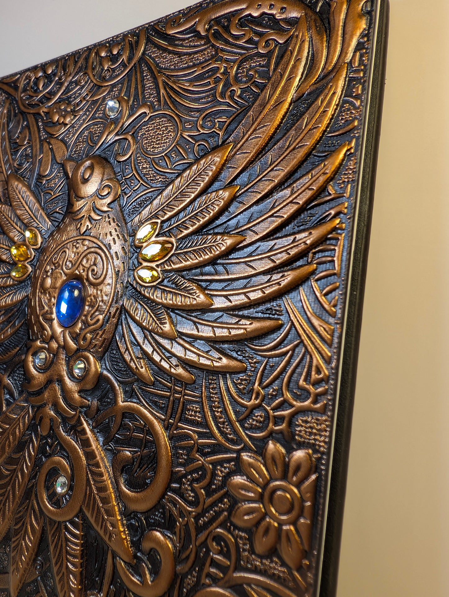 Epic 3D Embossed Bird phoenix TTRPG Notebook & pen – Perfect for RPG Campaign Notes & Character Journals (Copy) (Copy)