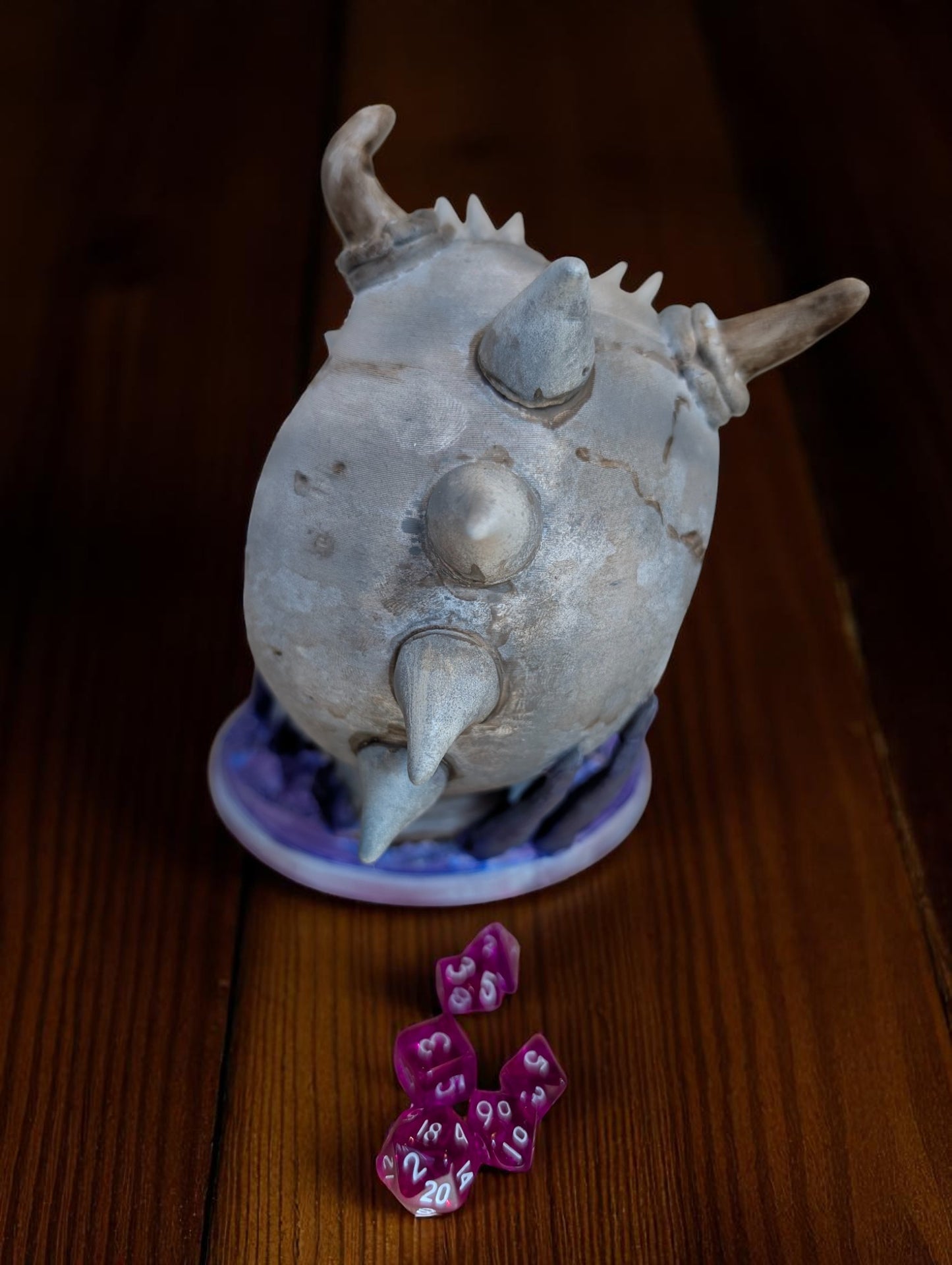 TTRPG accessories, demon skull mini dice tower, gift ideas for geeks & gamers