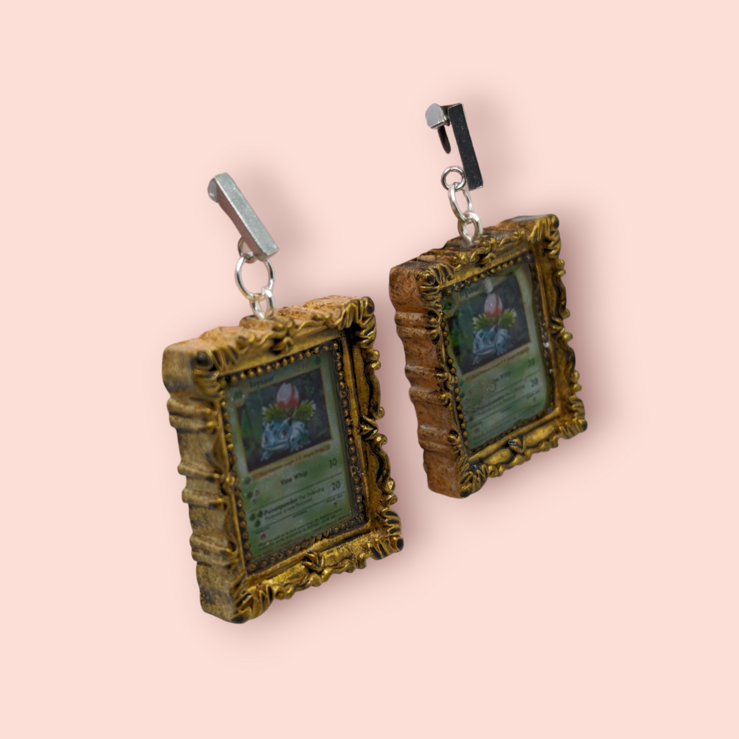Ivysaur hall of fame frame earrings