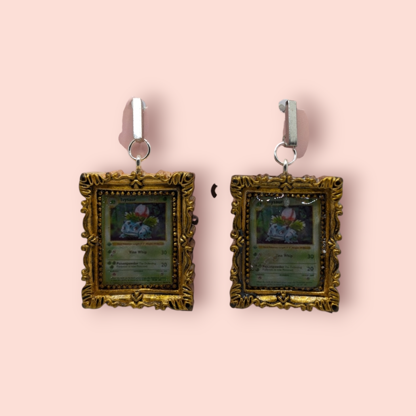 Ivysaur hall of fame frame earrings