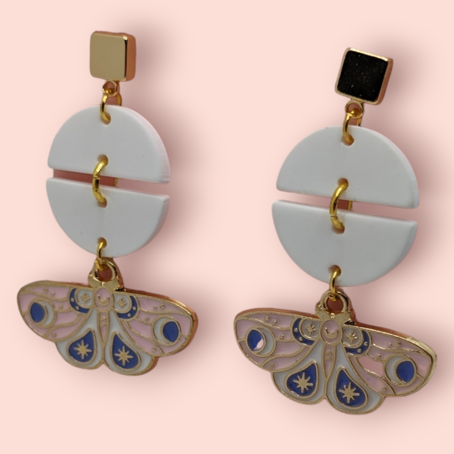 enchanting world of nature Magical Moth Earrings