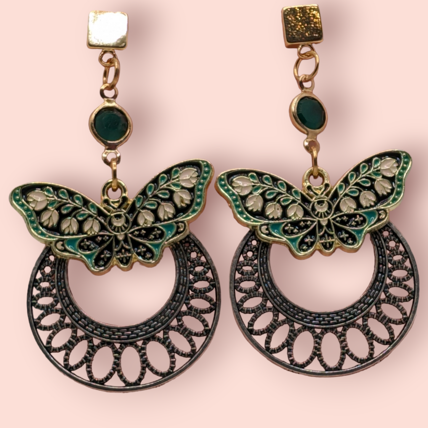 enchanting world of nature Magical Moth Earrings