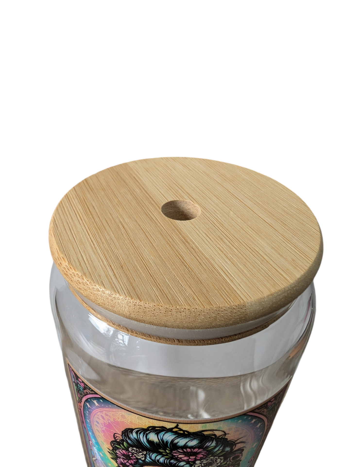 Glass Tumbler Gift Box - " coffee addict" 550ml borosilicate glass