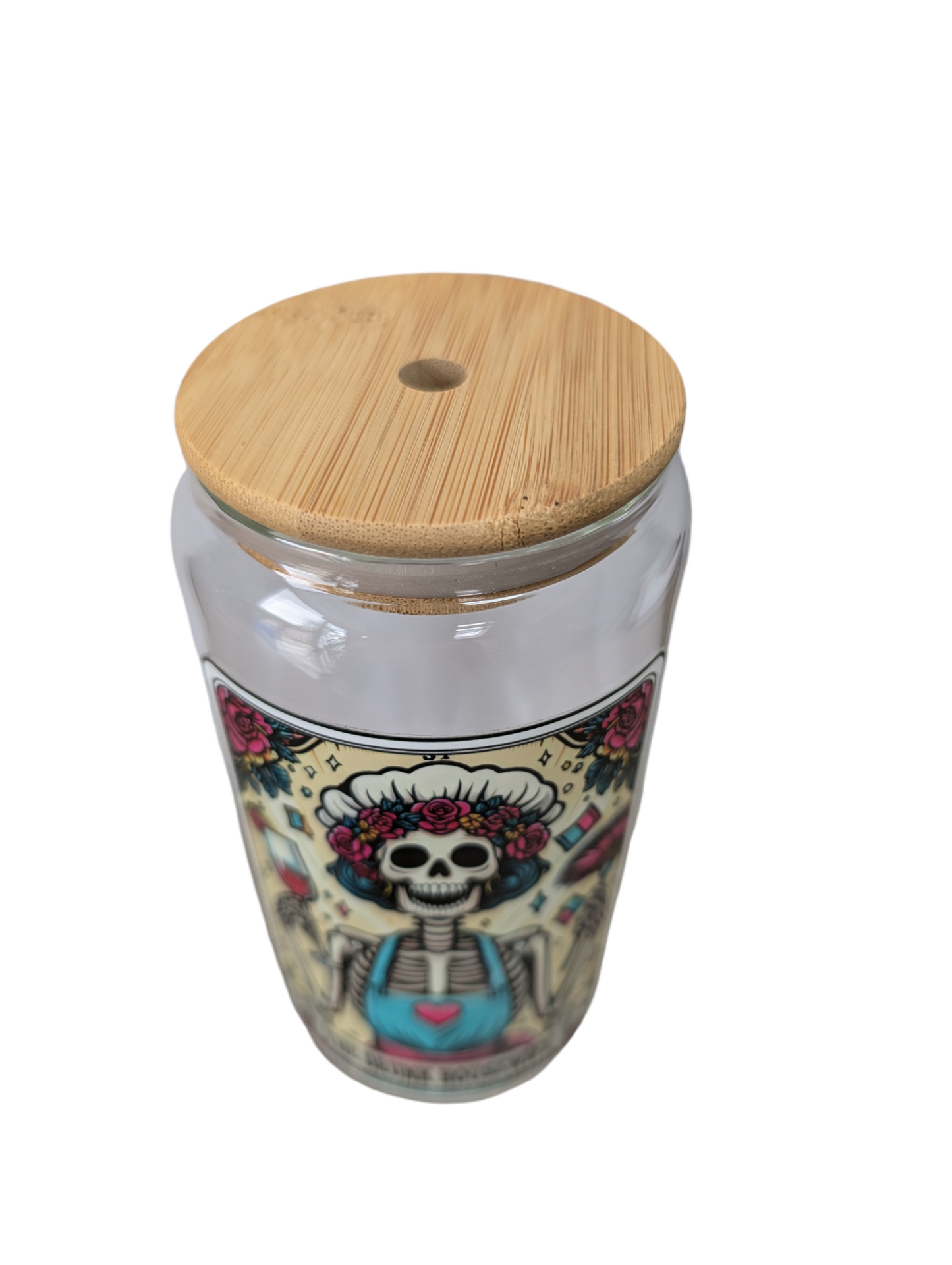 Glass Tumbler Gift Box - "The drunk Housewife" 550ml borosilicate glass