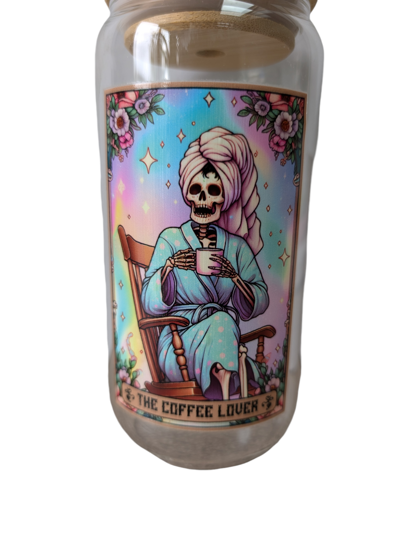 Glass Tumbler Gift Box - " The coffee Lover" 550ml borosilicate glass