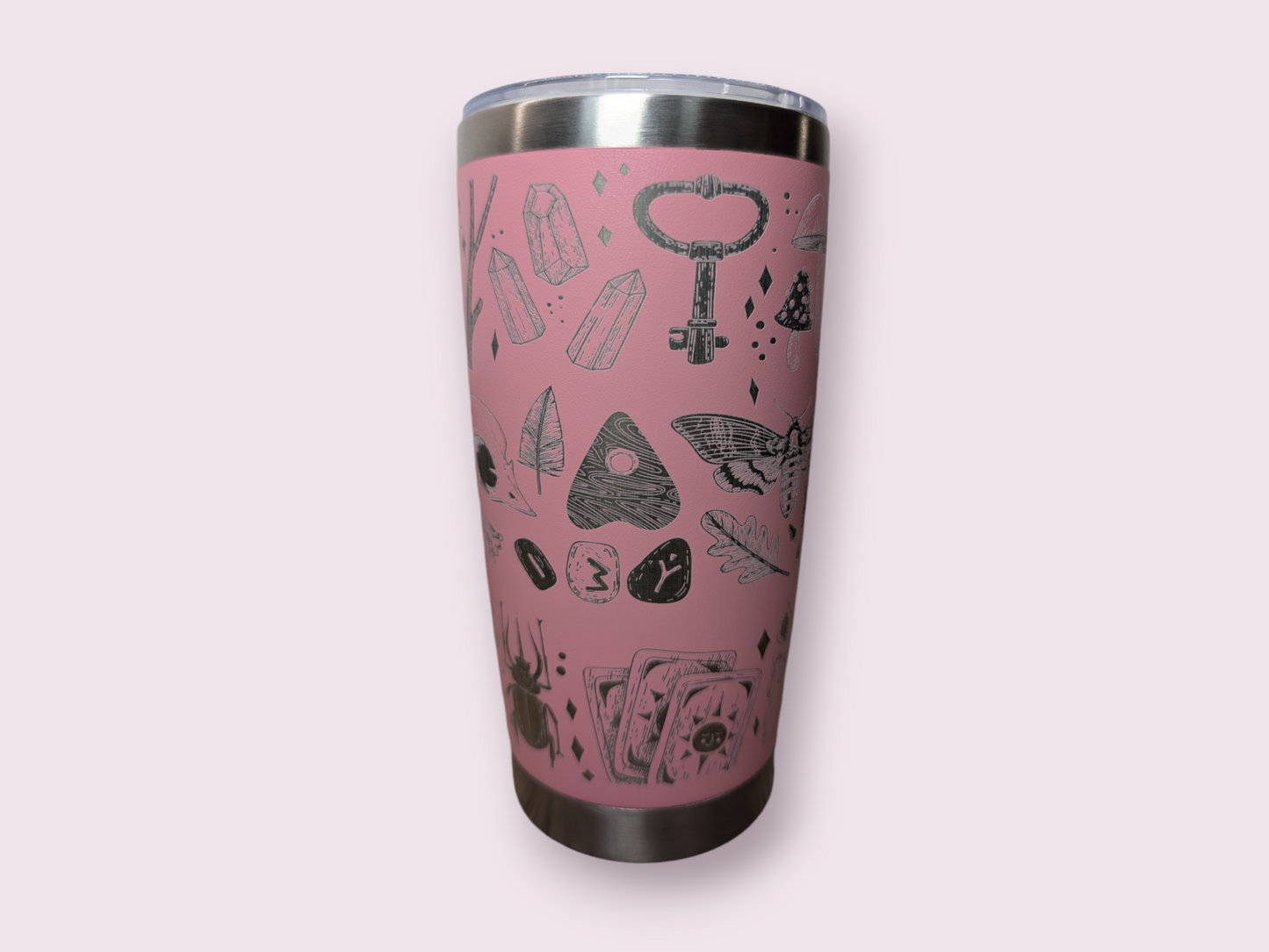 witchy vibes Laser Engraved Tumbler for Hot and Cold Drinks, Personalized opt, Durable, Insulated Travel Mug, Perfect Gift
