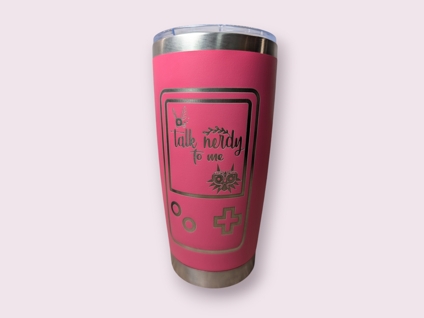 Talk nerdy to me 200z Laser Engraved Tumbler for Hot and Cold Drinks, Personalized opt, Durable, Insulated Travel Mug, Perfect Gift
