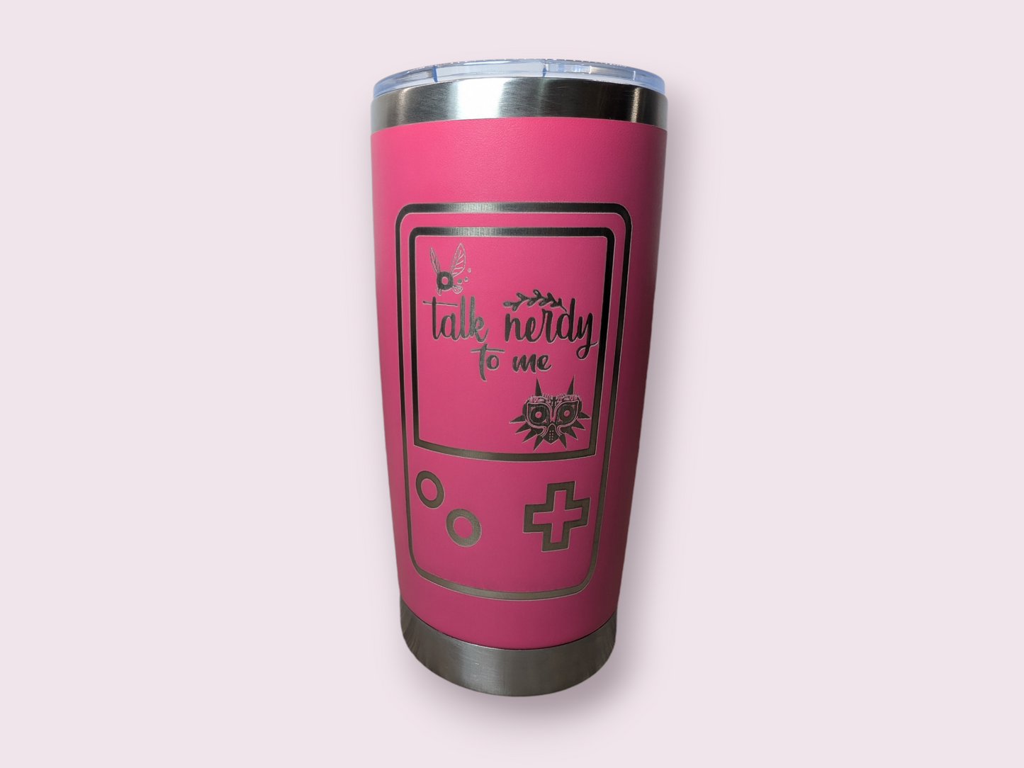 Talk nerdy to me 200z Laser Engraved Tumbler for Hot and Cold Drinks, Personalized opt, Durable, Insulated Travel Mug, Perfect Gift