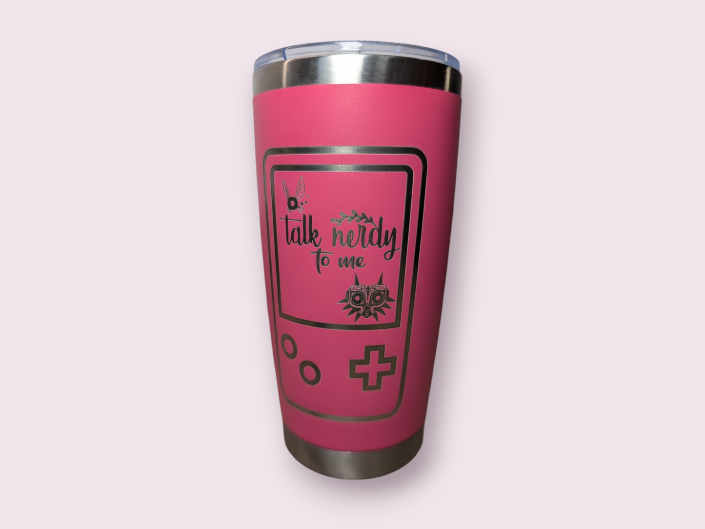 Talk nerdy to me 200z Laser Engraved Tumbler for Hot and Cold Drinks, Personalized opt, Durable, Insulated Travel Mug, Perfect Gift