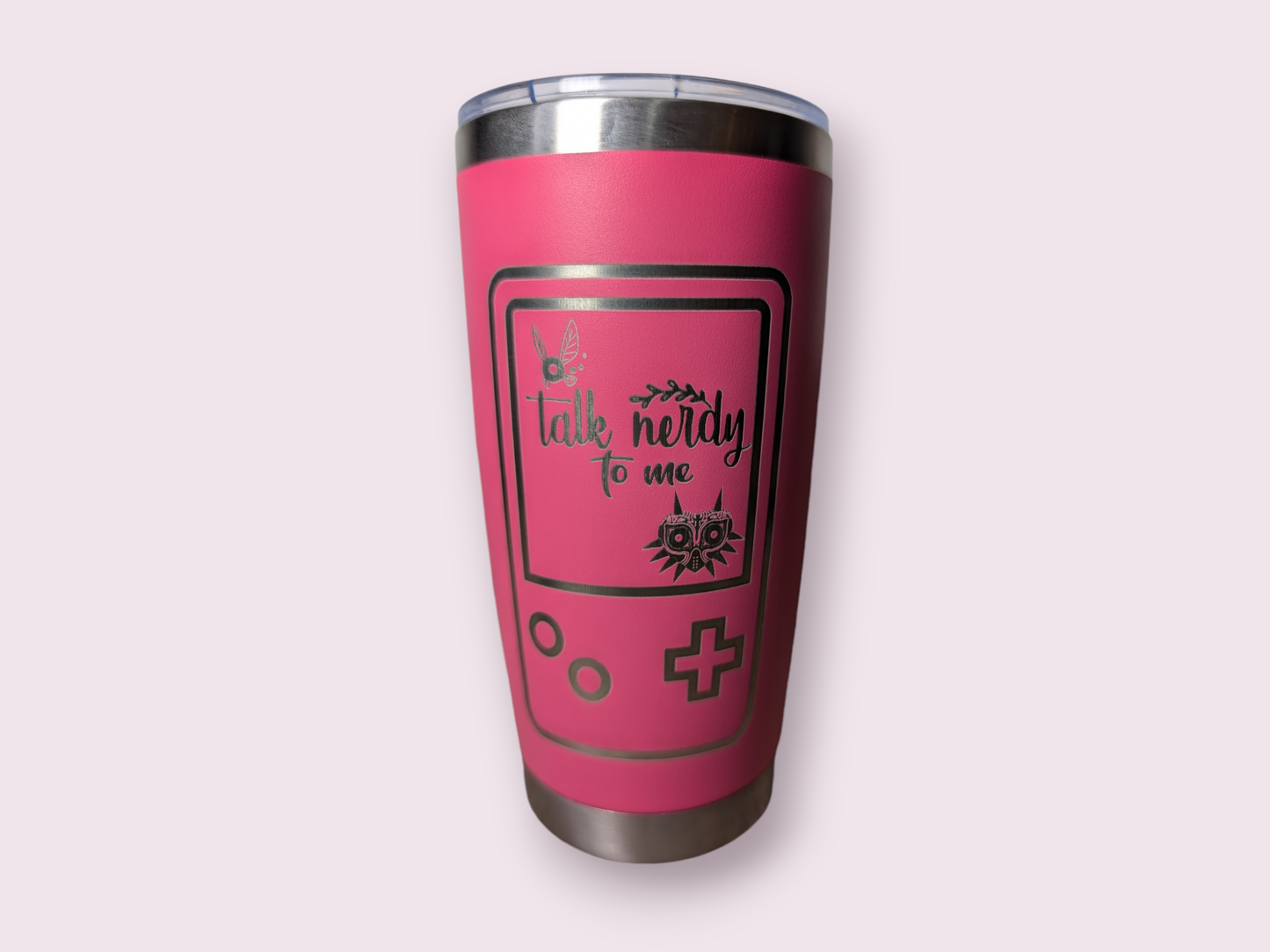 Talk nerdy to me 200z Laser Engraved Tumbler for Hot and Cold Drinks, Personalized opt, Durable, Insulated Travel Mug, Perfect Gift