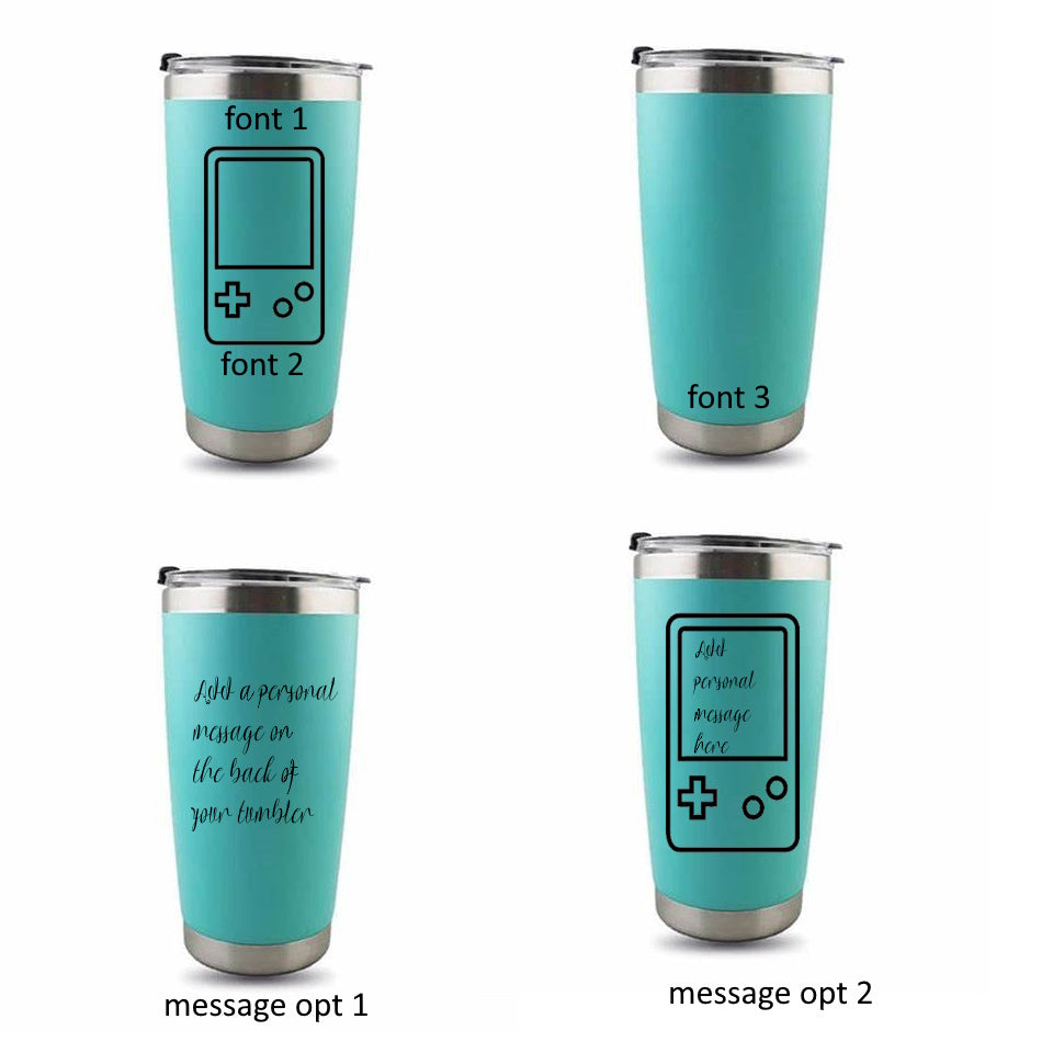 Custom Laser Engraved Tumbler for Hot & Cold Drinks, Personalized Name & Date ,Durable, Insulated Travel Mug. The Perfect Gift for Any Occasion