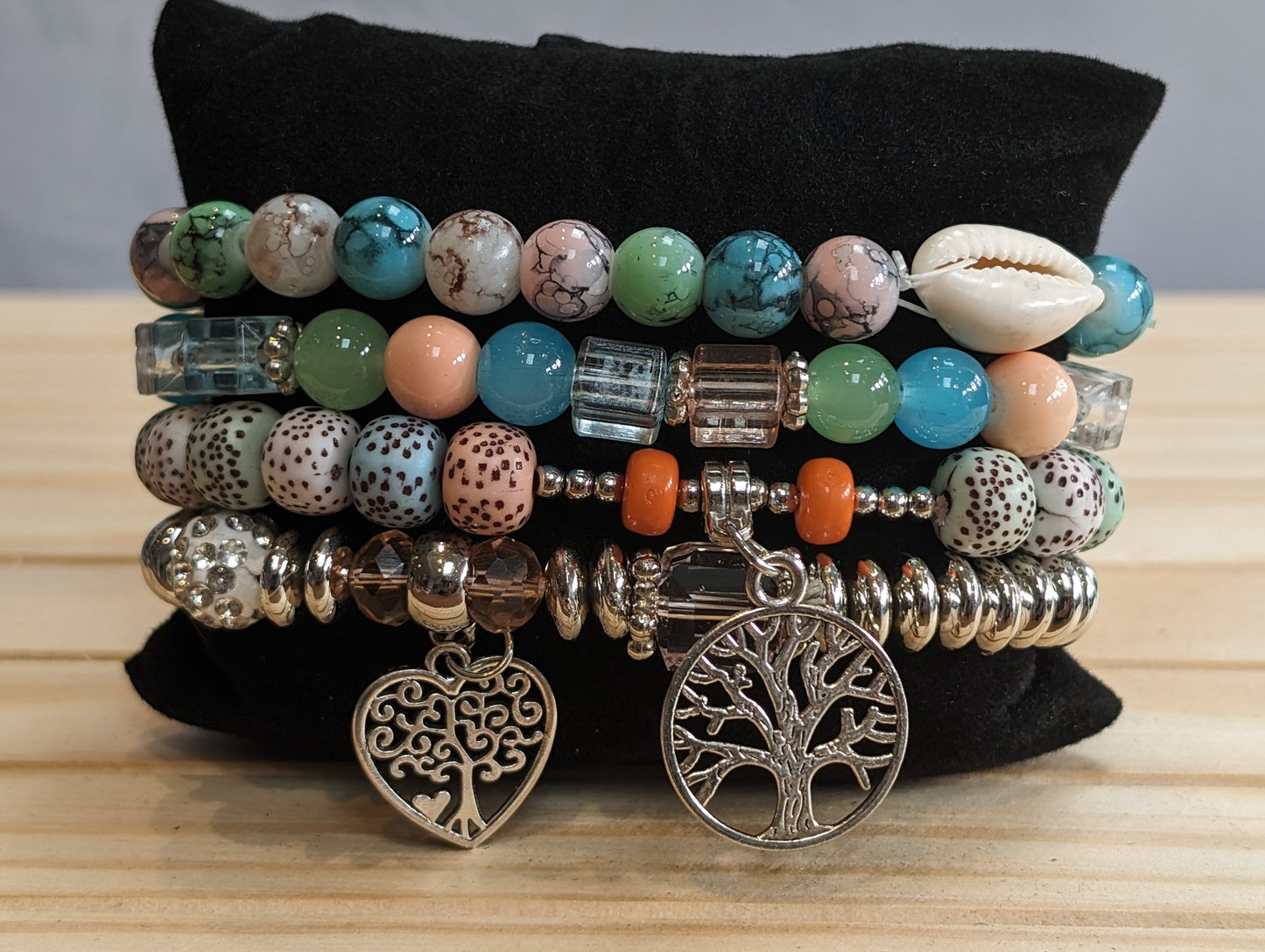 Stackems bracelet set spring summer collection : tree of life