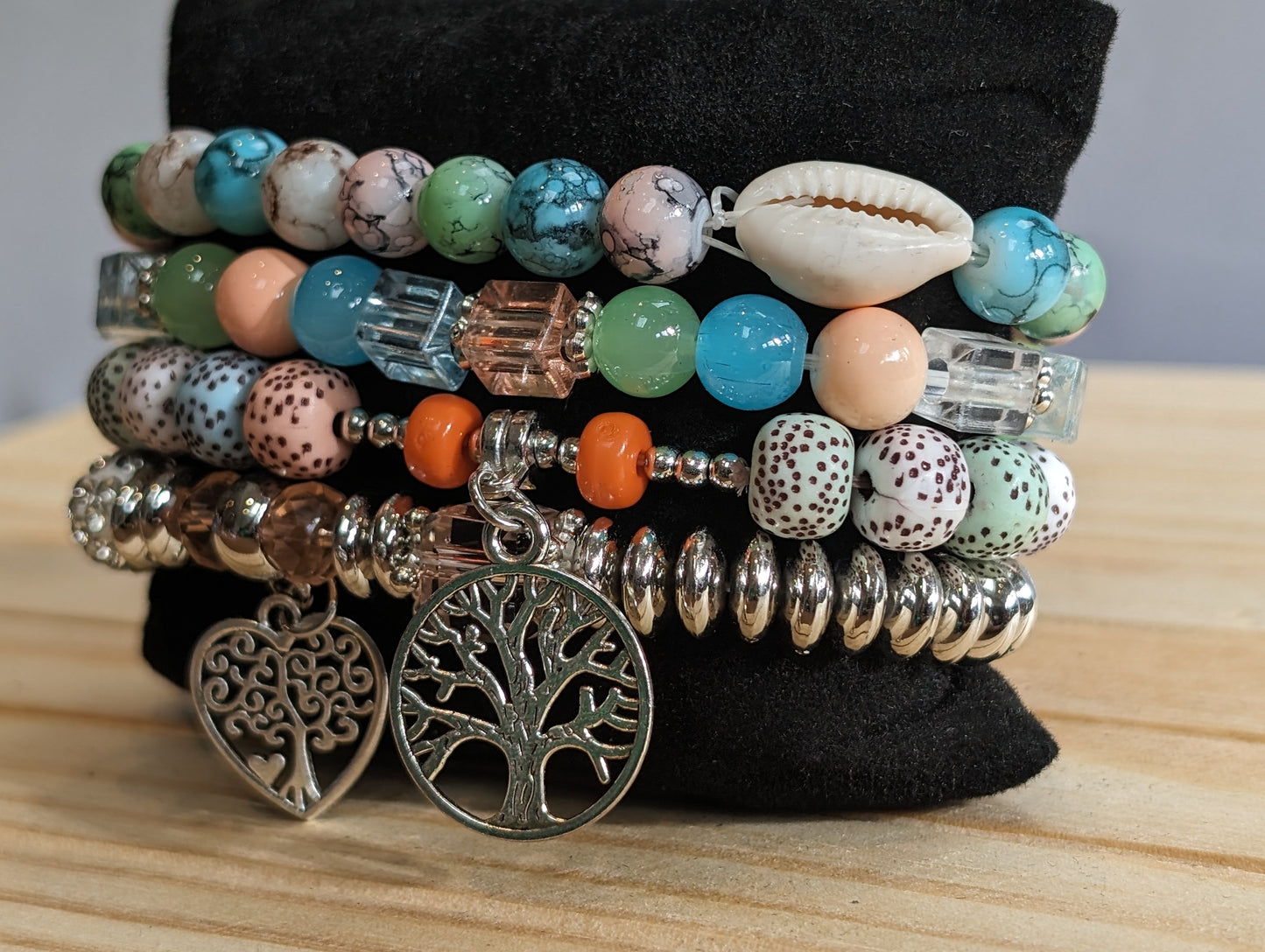 Stackems bracelet set spring summer collection : tree of life