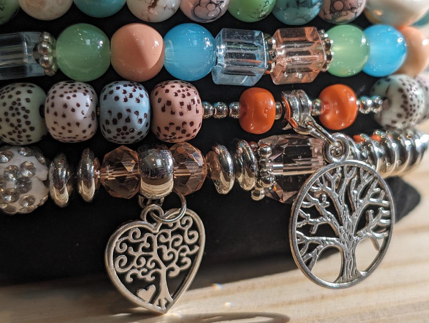 Stackems bracelet set spring summer collection : tree of life