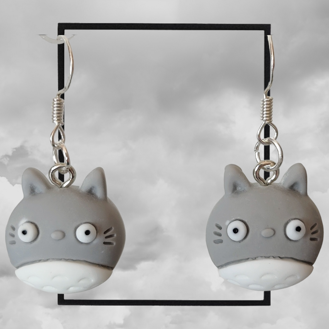 Totoro earrings