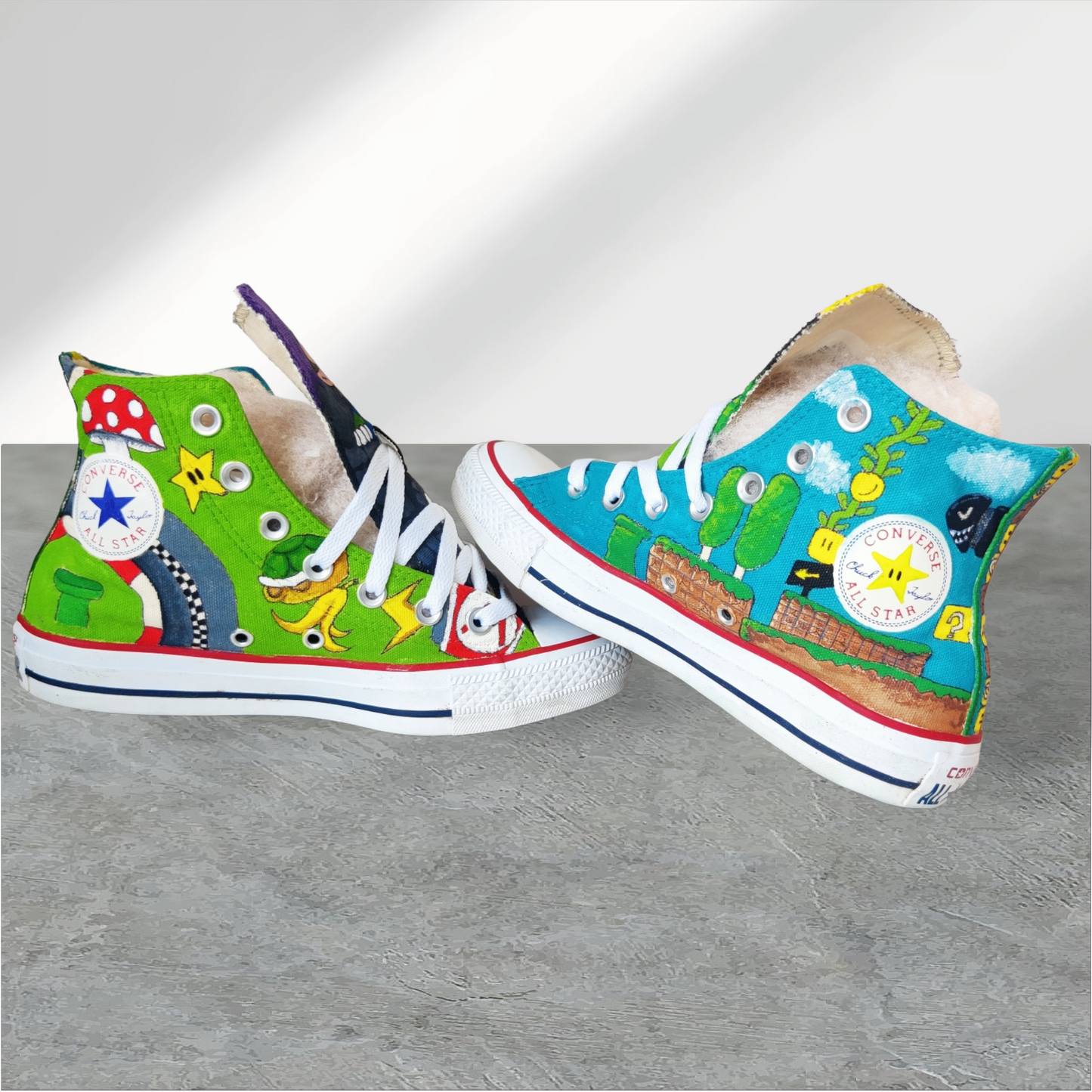 Custom Mario converse size 4