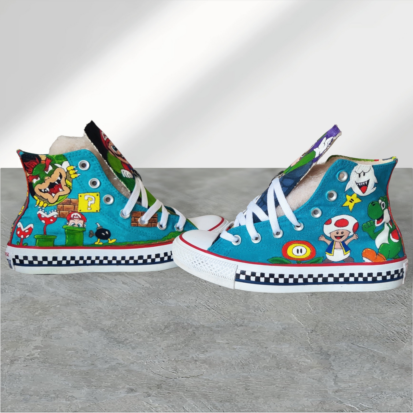 Custom Mario converse size 4