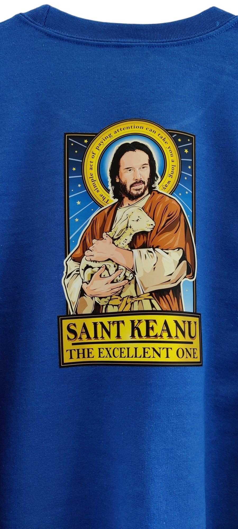 St keanu "the excellent one" size large sweater/jumper