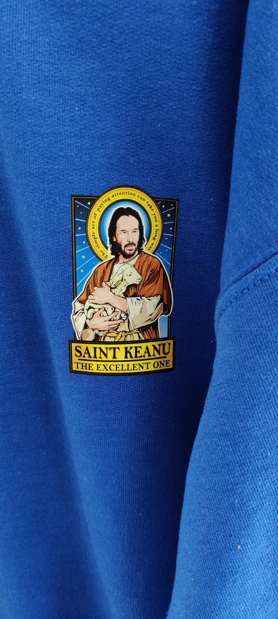 St keanu "the excellent one" size large sweater/jumper