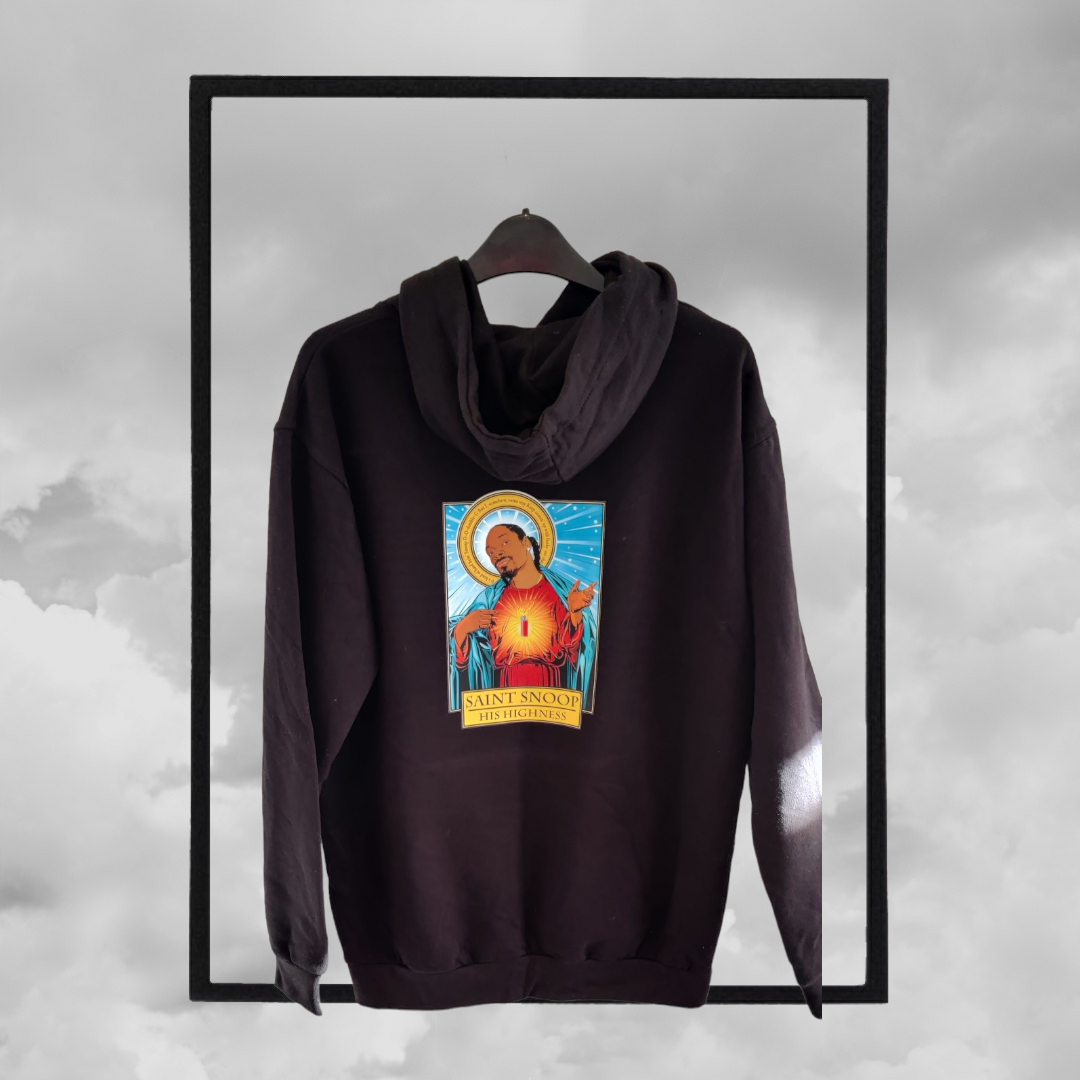 Saint snoop "his highness" custom print size medium hoodie