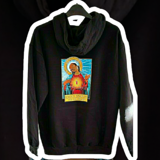 Saint snoop "his highness" custom print size medium hoodie