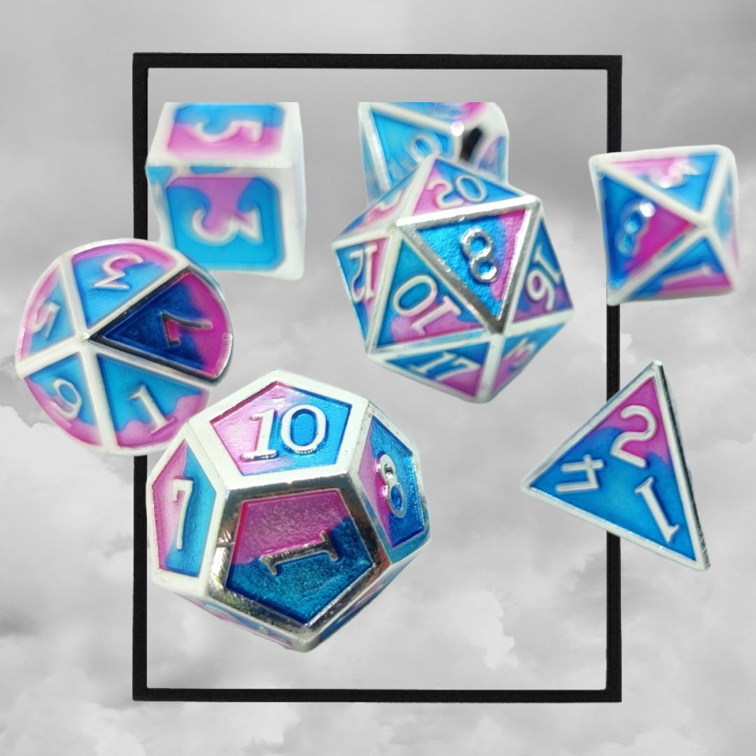 Rpg dnd dice set - bubblegum pop