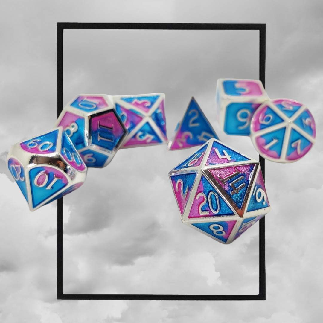 Rpg dnd dice set - bubblegum pop