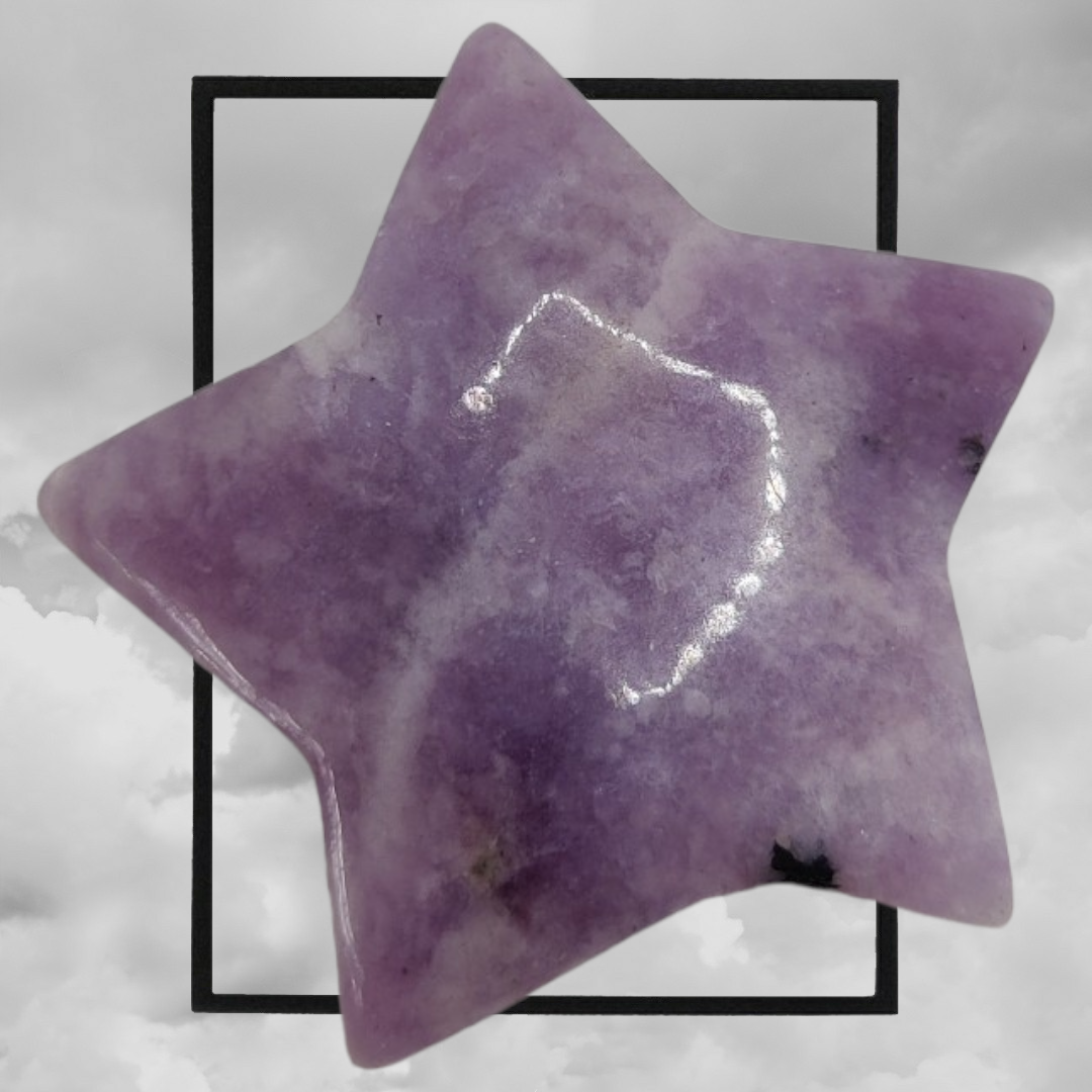 1 1/4 inch Amethyst star