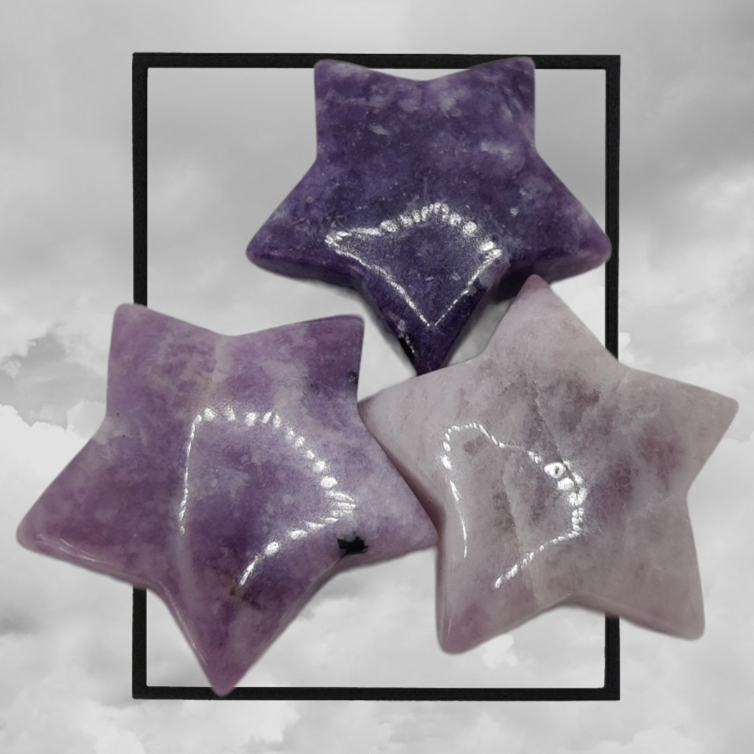 1 1/4 inch Amethyst star