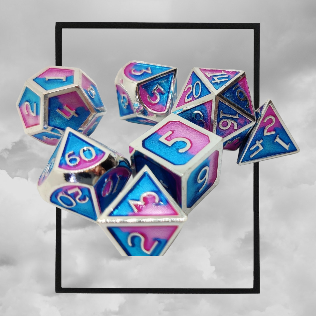 Rpg dnd dice set - bubblegum pop