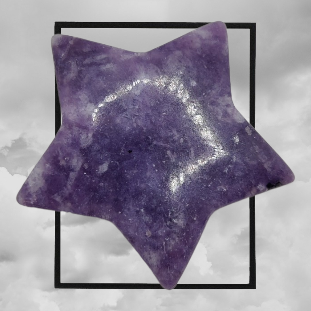 1 1/4 inch Amethyst star