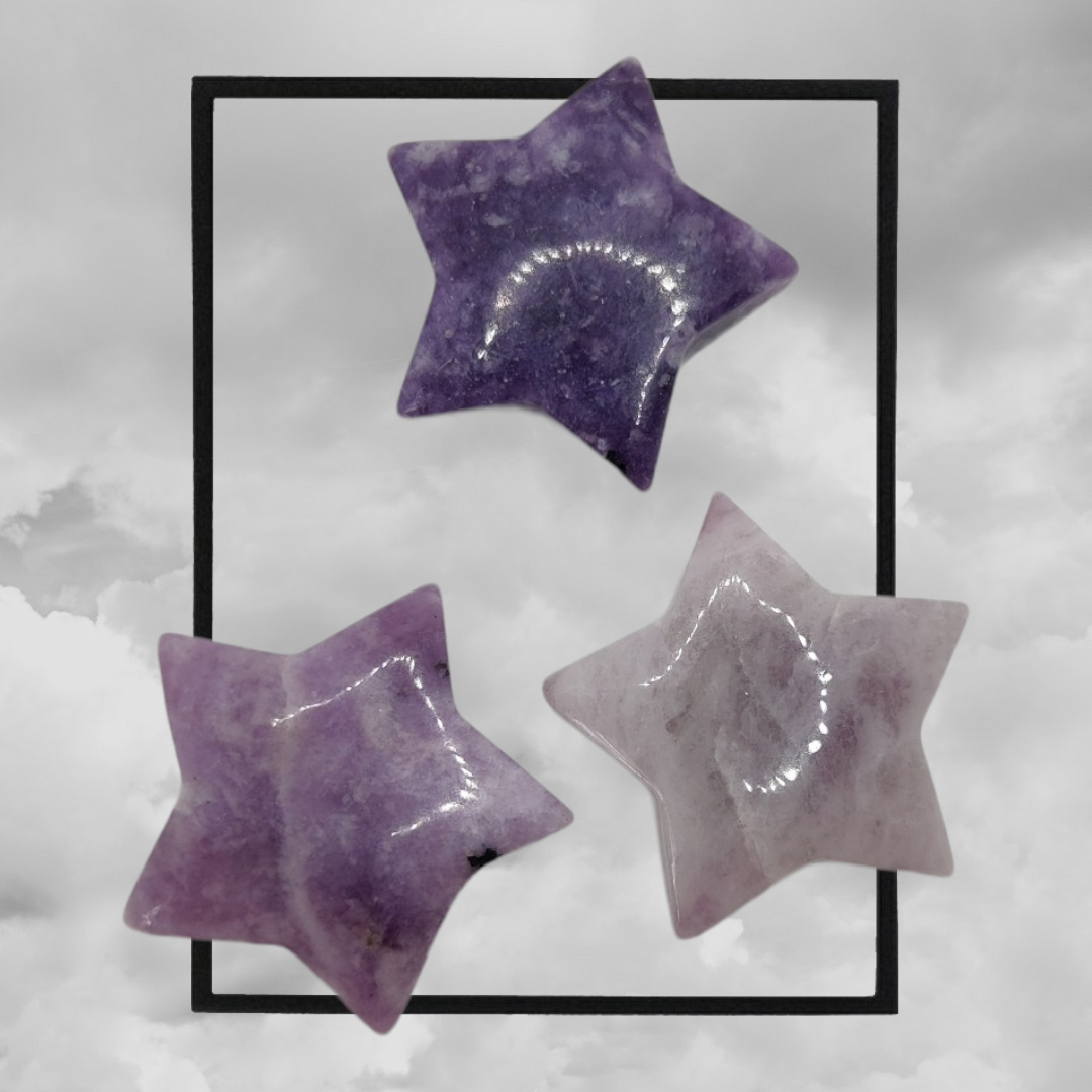 1 1/4 inch Amethyst star