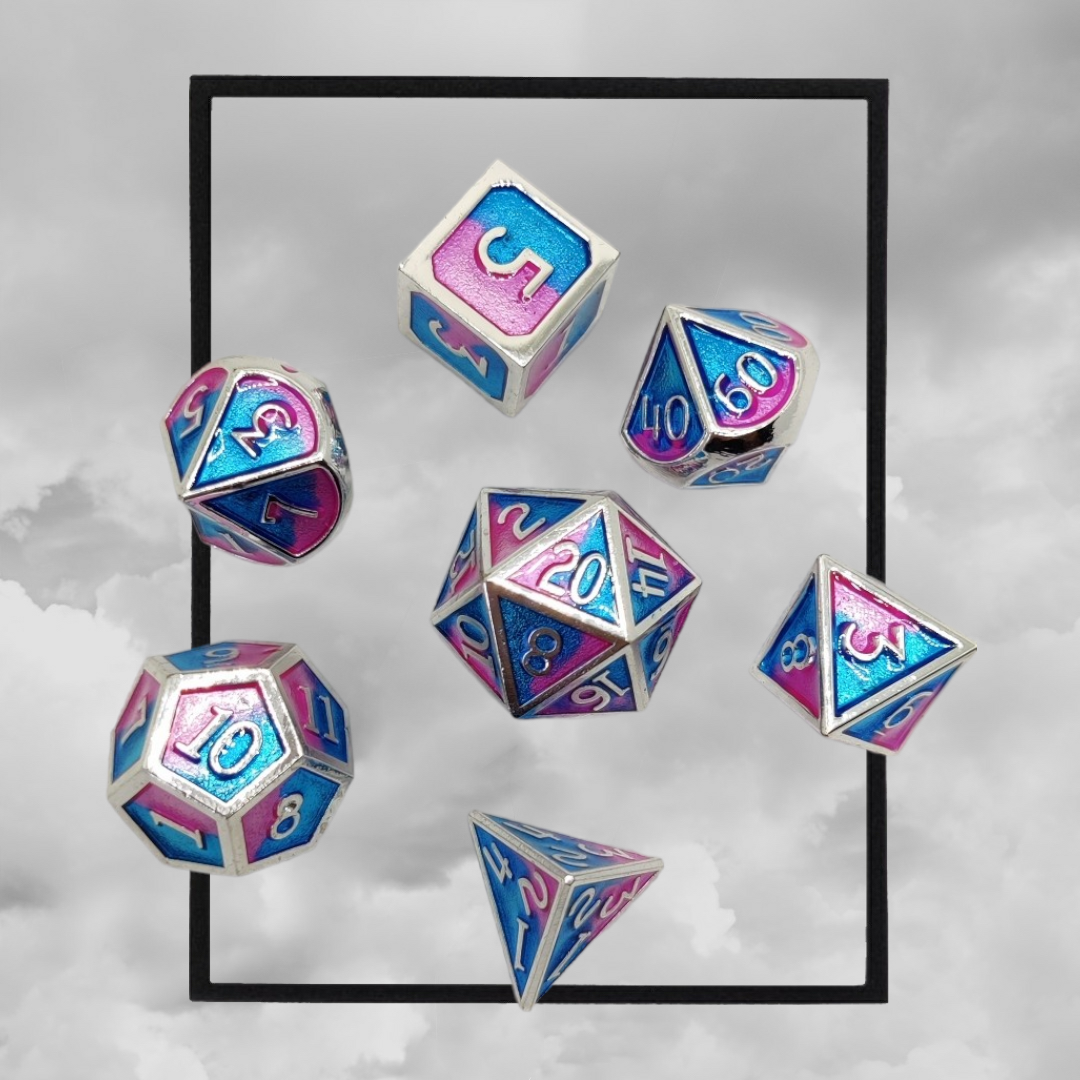 Rpg dnd dice set - bubblegum pop