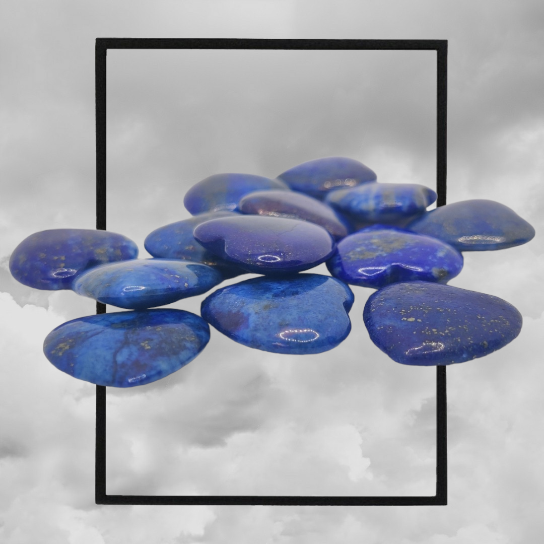 Lapis lazuli love hearts