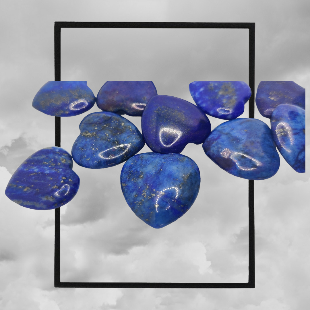 Lapis lazuli love hearts