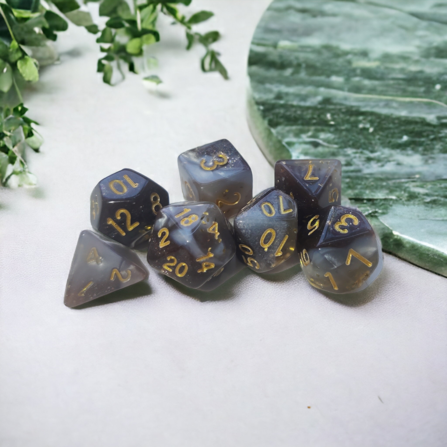 Dragon coffee d&d tabletop gaming dice - latte