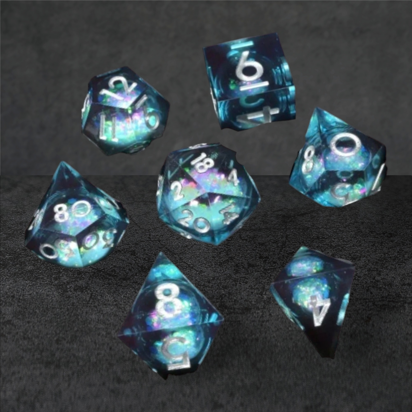 "mermaid wishes" liquid core D&D tabletop roleplay gaming dice