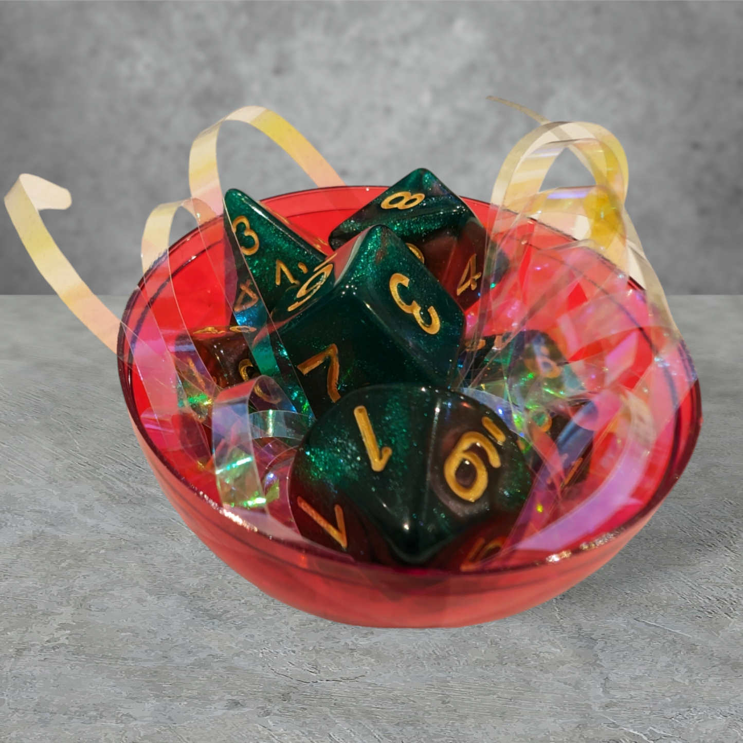 "Poison apples" tabletop roleplay gaming dice perfect for DND gaming