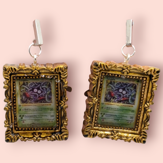 Tangela hall of fame frame earrings