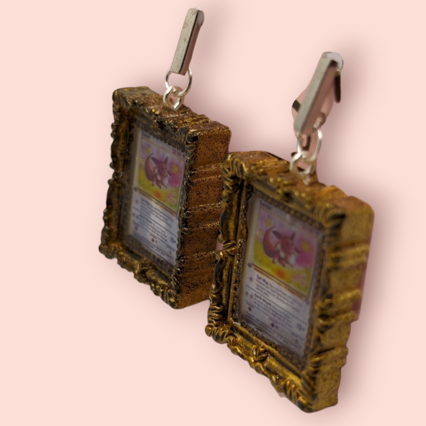 Eevee hall of fame frame earrings