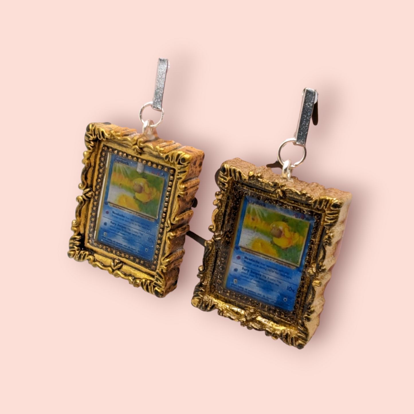 Psyduck hall of fame frame earrings